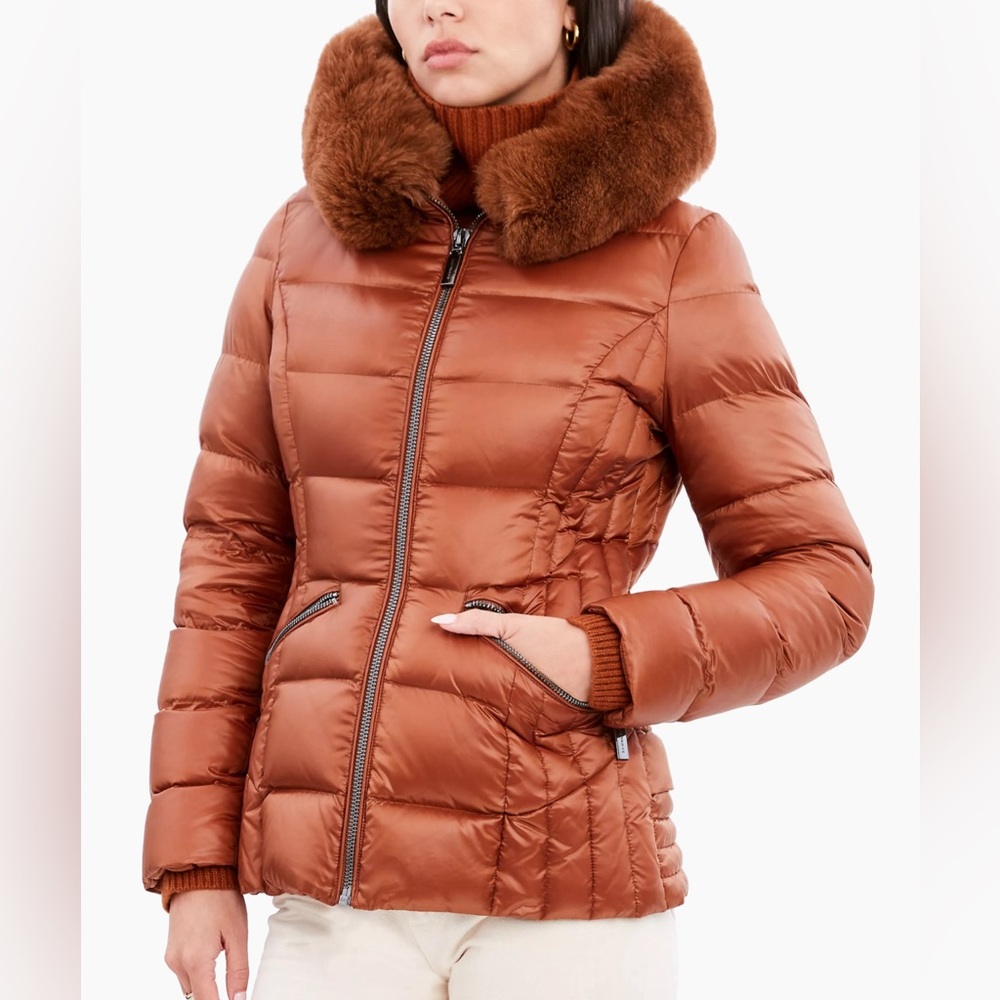 Dawn Levy Nikki Hooded Down Shearling Jacket